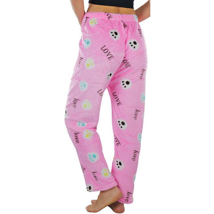 Women's Poly Fabric Ankle Length Pajama Bottoms