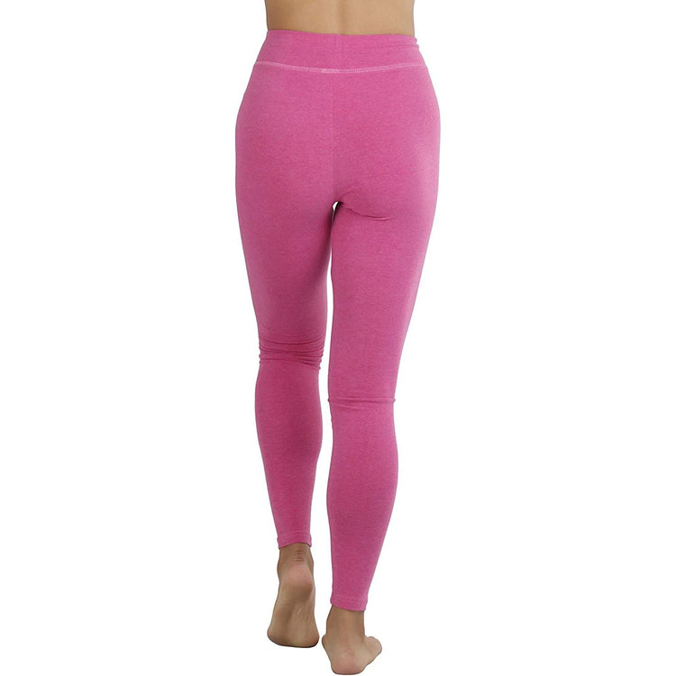 ToBeInStyle Women's Medium Weight Breathable Cotton-Spandex Leggings