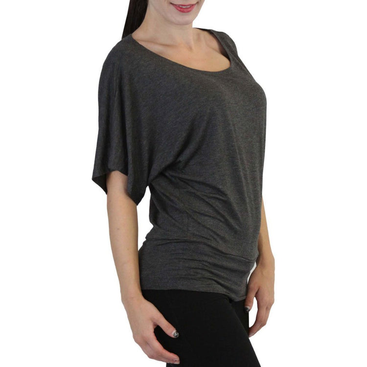 Women's Oversized Off The Shoulder Dolman Blouse
