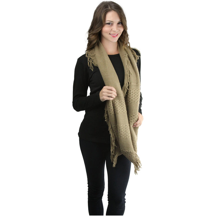 Women's Winter Super Warm Chunky Oversized Infinity Scarves