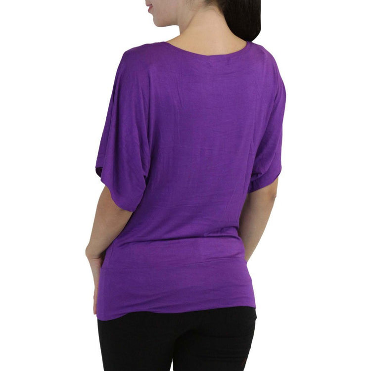 Women's Oversized Off The Shoulder Dolman Blouse
