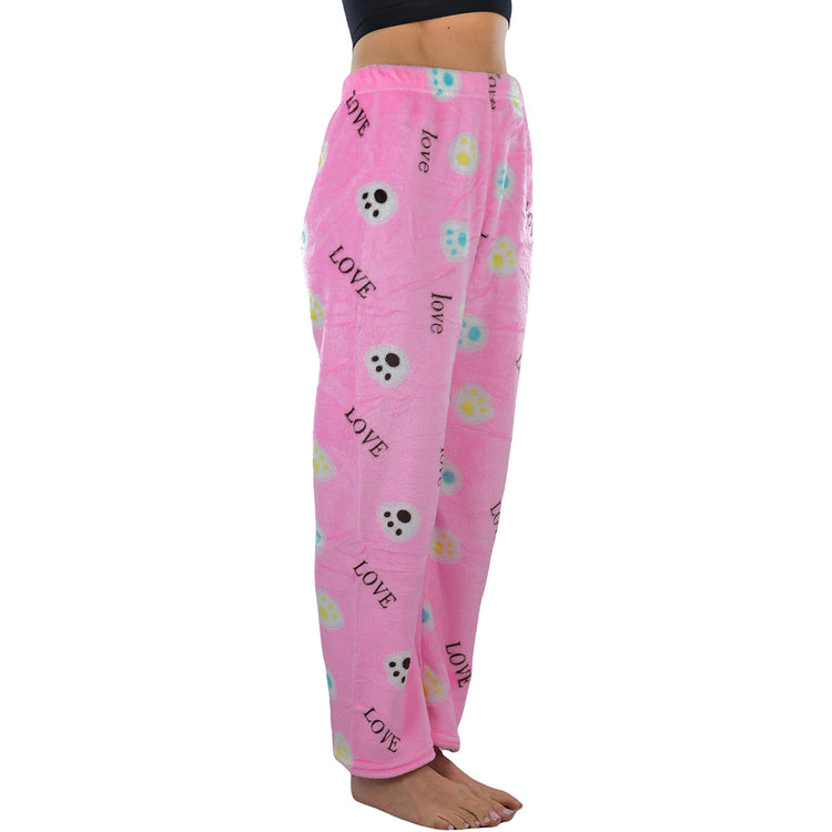 Women's Poly Fabric Ankle Length Pajama Bottoms