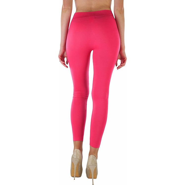 ToBeInStyle Women’s Footless Classic Seamless Style Elastic Microfiber Lightweight Stretch Leggings