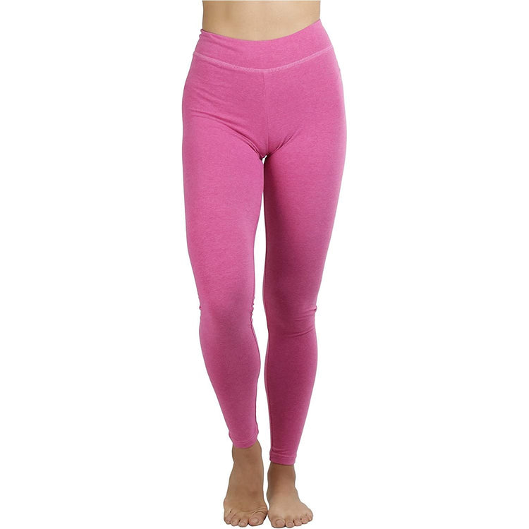 ToBeInStyle Women's Medium Weight Breathable Cotton-Spandex Leggings