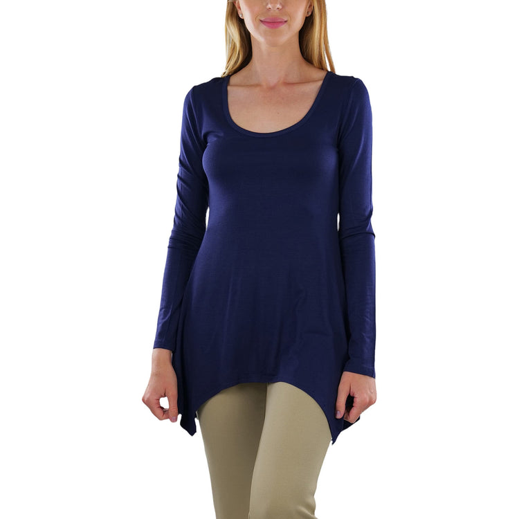 Women's Classic Long Sleeve Longline Top