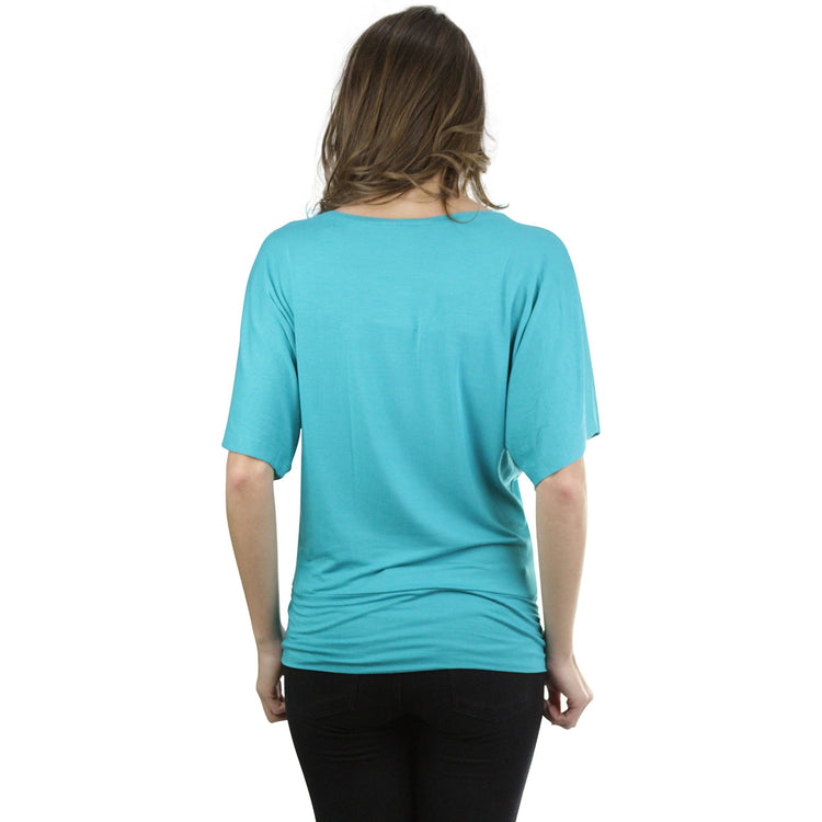 Women's Oversized Off The Shoulder Dolman Blouse