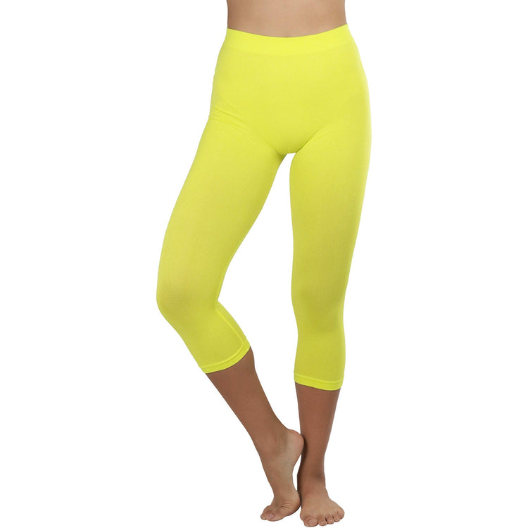 Women’s Capri Length Seamless Lightweight Stretch Leggings
