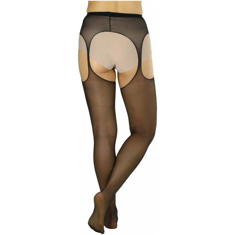 Women's Sheer Suspender Pantyhose