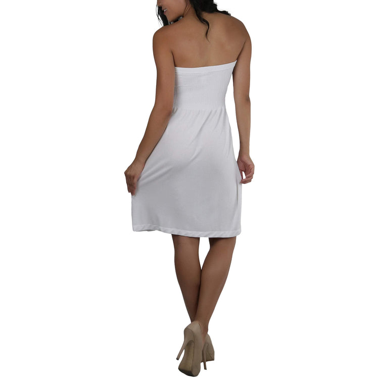 Women's Summer Tube Top Mini Dress