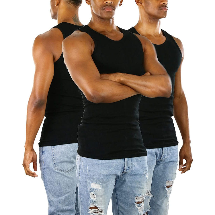 Men's Classic A-Shirt Tank Top Undershirts