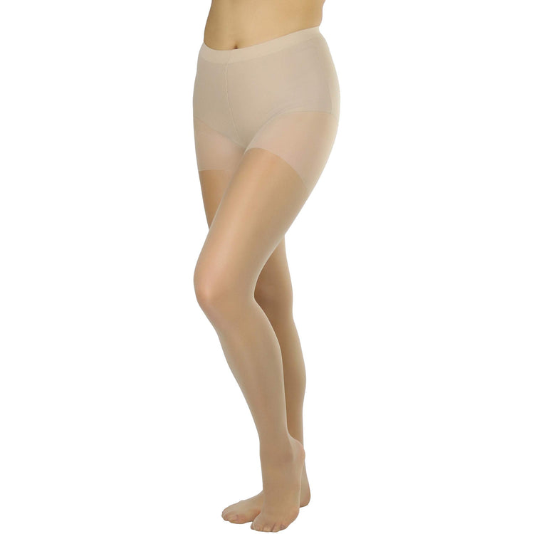 Women's Control Top Sheer Full Footed Panty Hose Hosiery Stockings