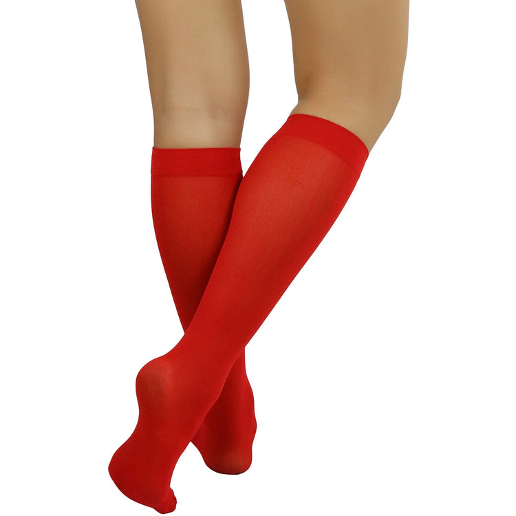 Womens Pack of 6 Knee High Trouser Professional Socks