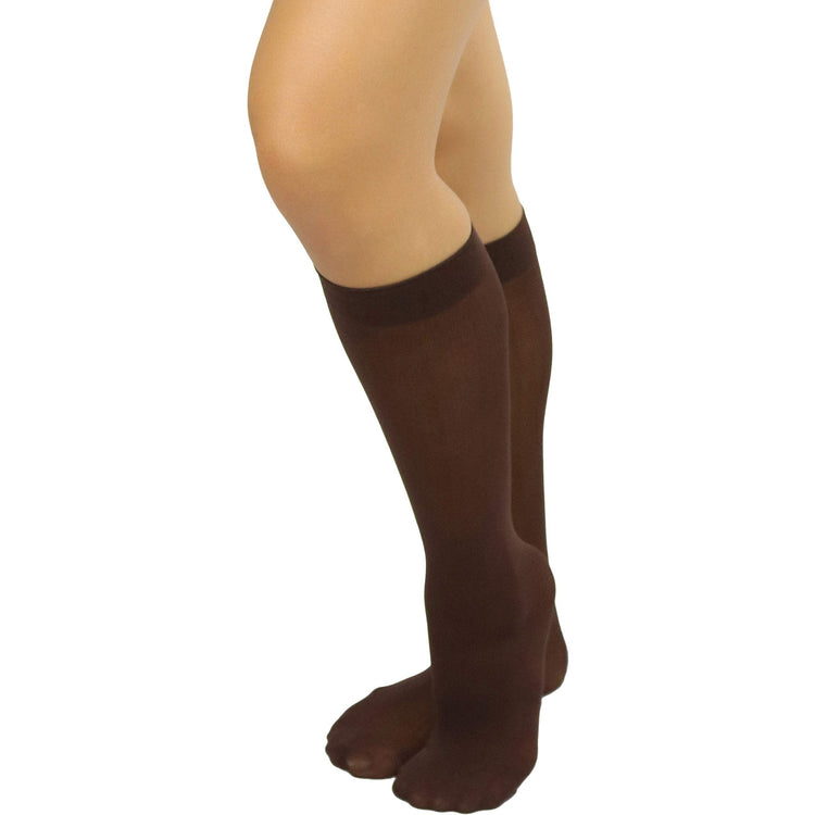 Womens Pack of 6 Knee High Trouser Professional Socks