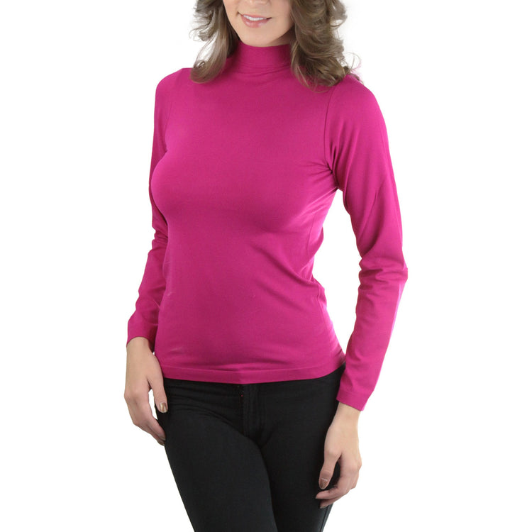 Women's Long Sleeve Turtle Neck Top