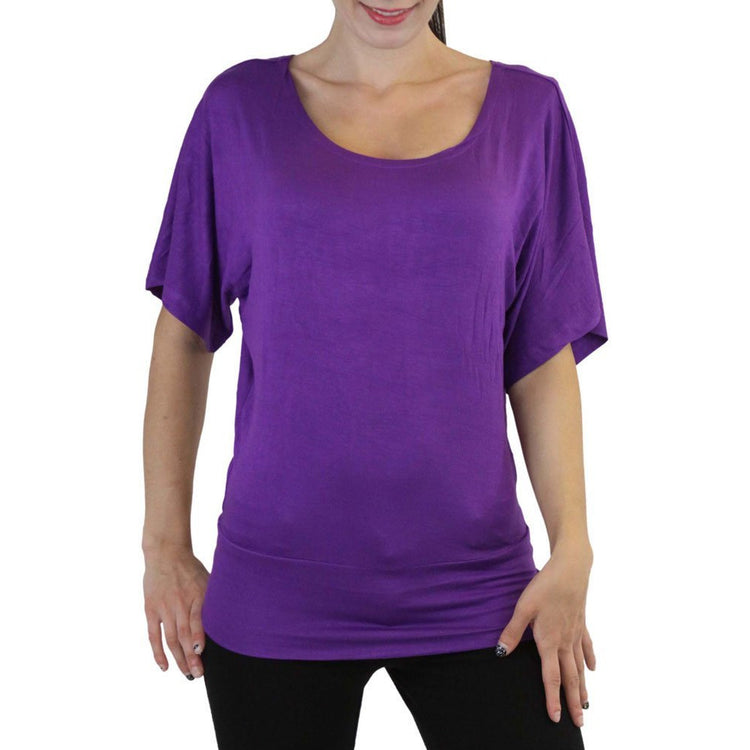Women's Oversized Off The Shoulder Dolman Blouse