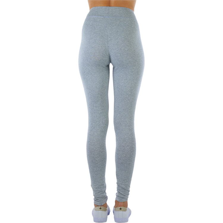 ToBeInStyle Women's Medium Weight Breathable Cotton-Spandex Leggings