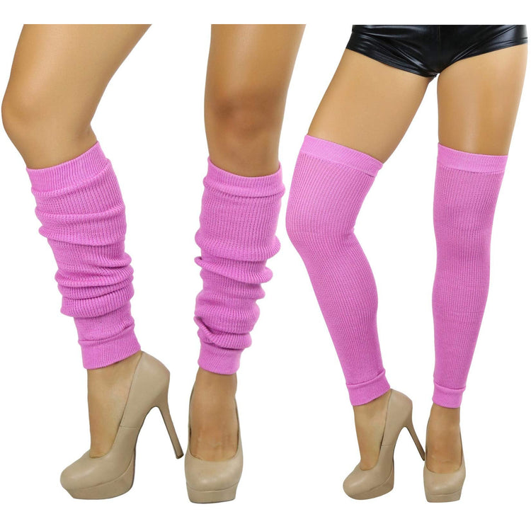 Women's Long Thigh High Separated Leg Warmers