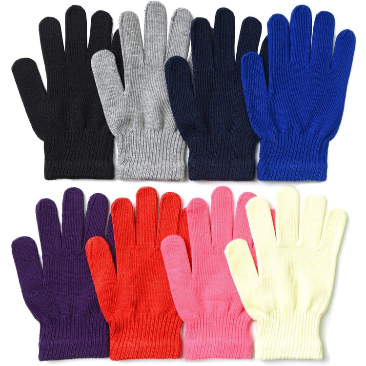 Women's Pack of 6 Assorted Styles Winter Gloves