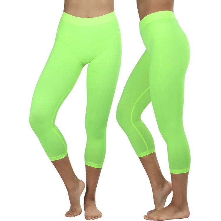 Women’s Capri Length Seamless Lightweight Stretch Leggings