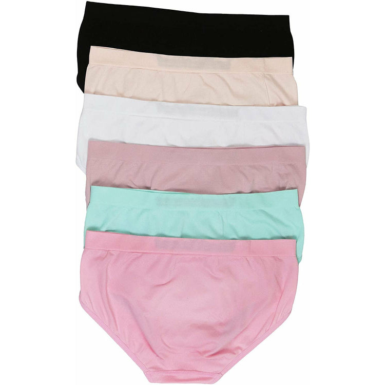 Women’s Pack of 6 Comfortable Bikini Brief Panties