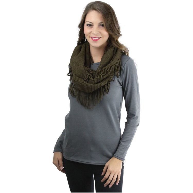 Women's Winter Super Warm Chunky Oversized Infinity Scarves