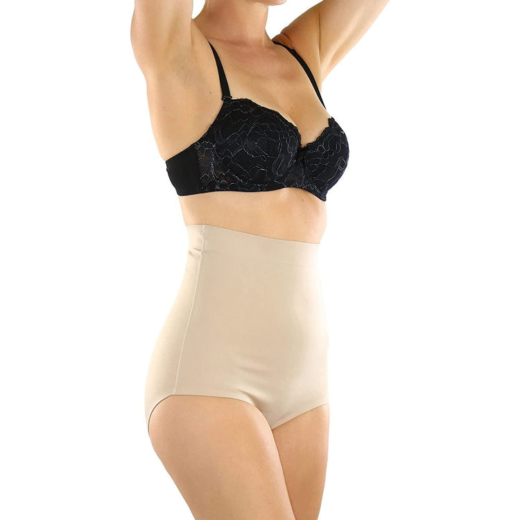ToBeInStyle Women's High Waisted Smooth and Silky Torso Control Bikini Shapewear