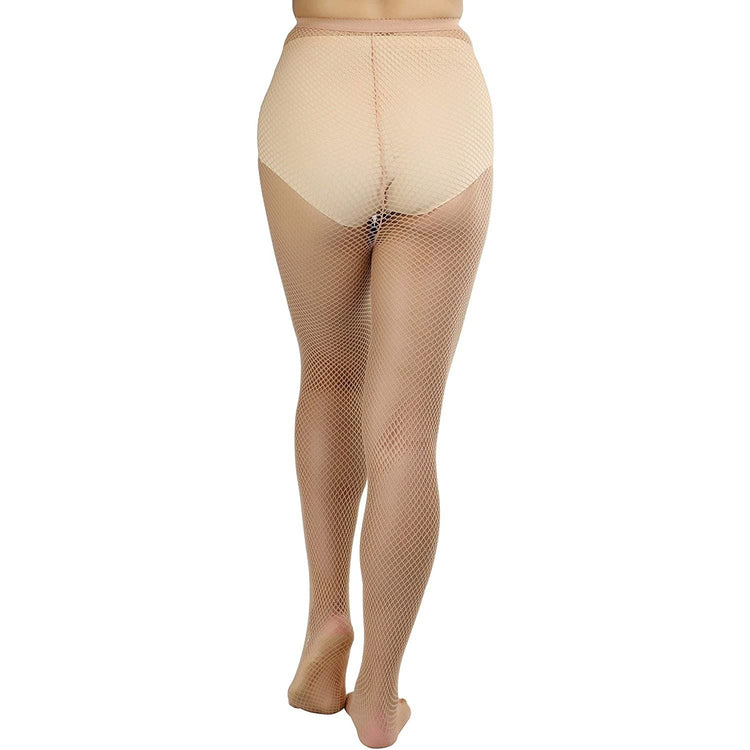 ToBeInStyle Womens Pack of 6 Vibrant Color Nylon Fishnet Pantyhose