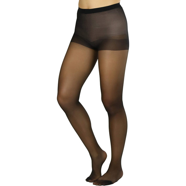 Women's Control Top Sheer Full Footed Panty Hose Hosiery Stockings