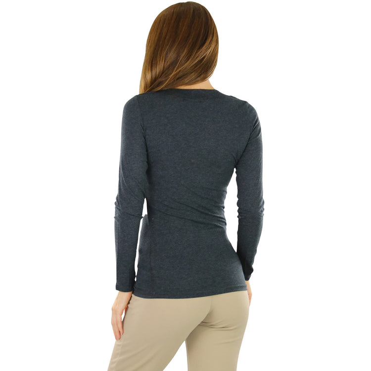 Women's Long Sleeve V-Neck T-Shirt