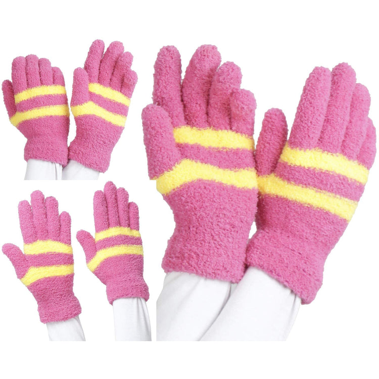 Women's Pack of 6 Assorted Styles Winter Gloves