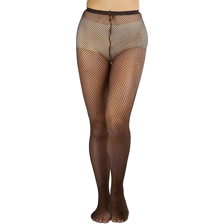 ToBeInStyle Womens Pack of 6 Vibrant Color Nylon Fishnet Pantyhose