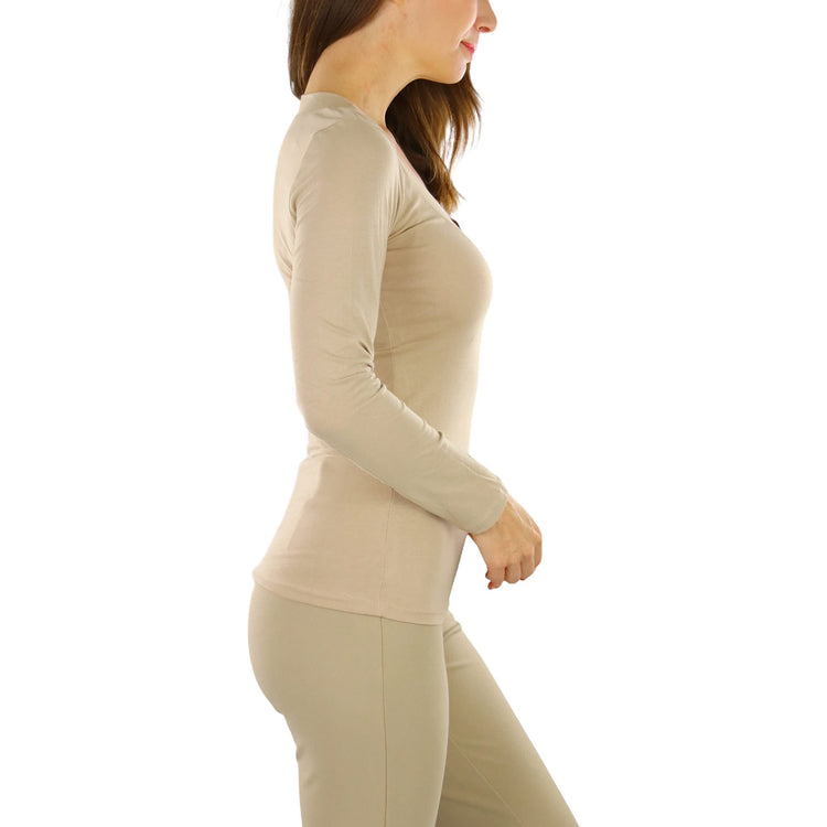 Women's Long Sleeve V-Neck T-Shirt