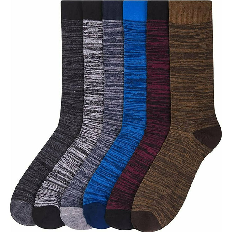 ToBeInStyle Men's Pack of 6 Crew Socks