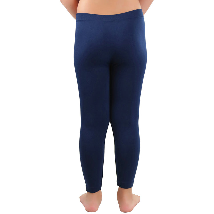 Girl’s Fun Seamless Poly Blend Lightweight Opaque Capri Tights
