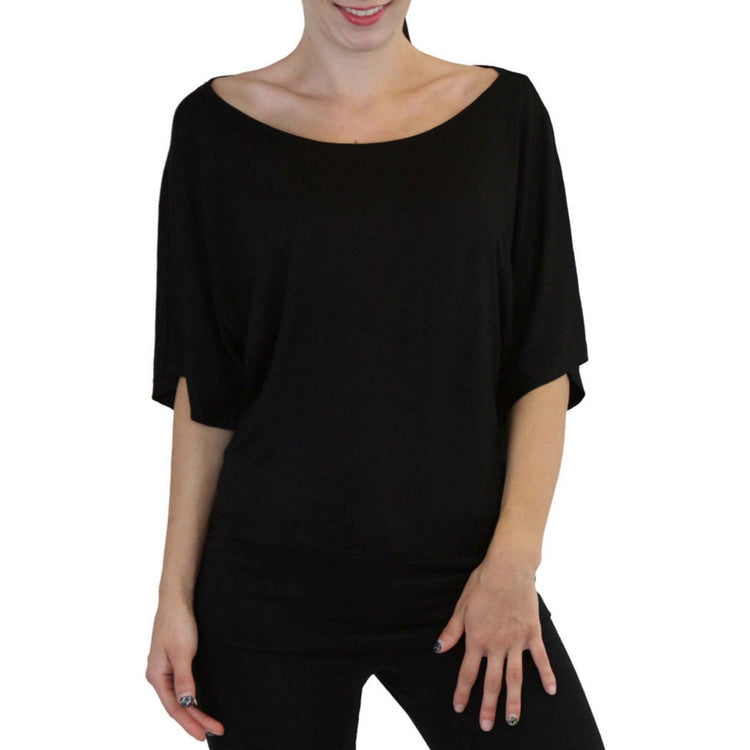Women's Oversized Off The Shoulder Dolman Blouse