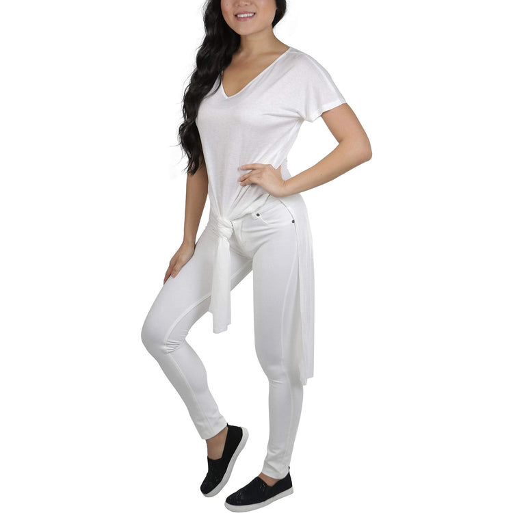 Women's Longline High-Slit Top