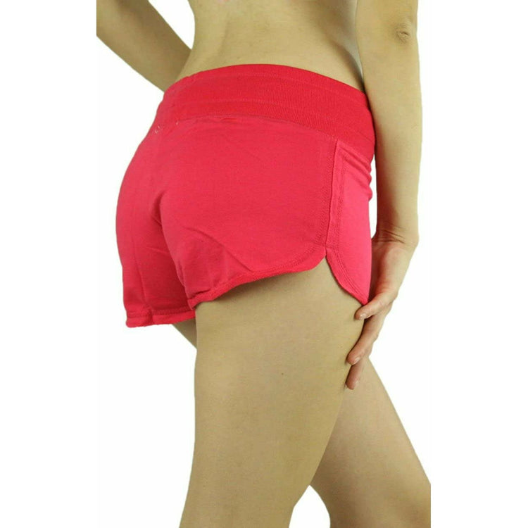 ToBeInStyle Women's Dolphin Style Drawstring Cotton Shorts