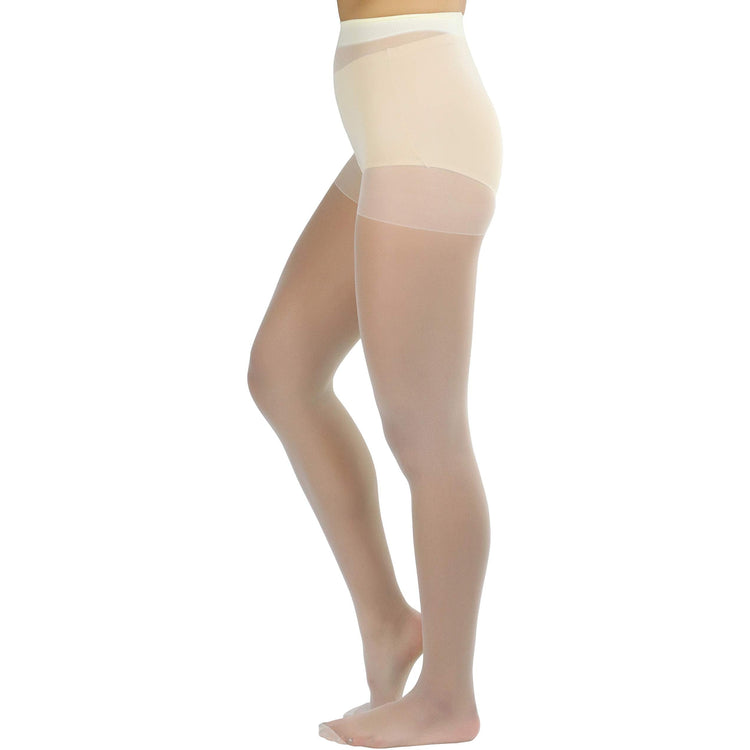 Women's Pack of 6 Plain Full Length Pantyhose