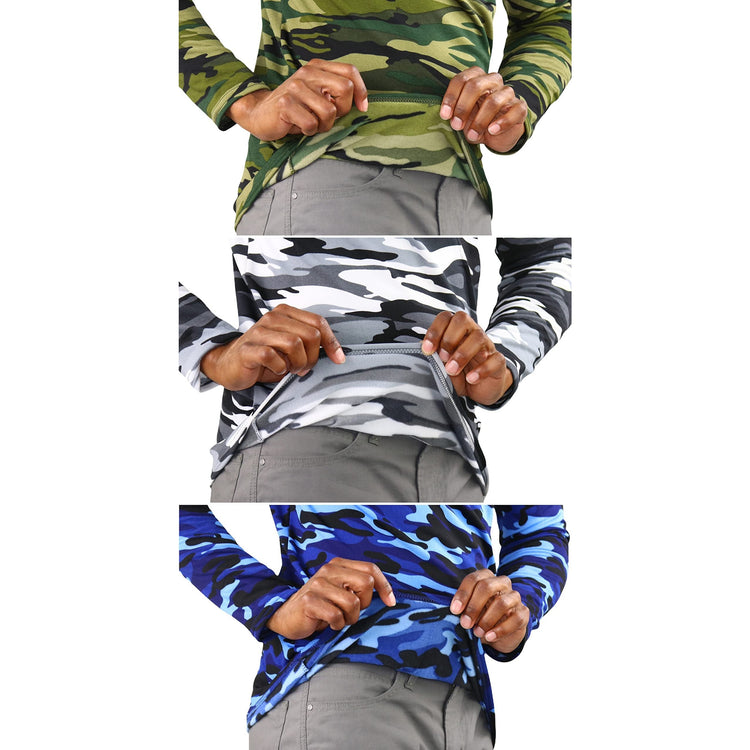 Men's Premium Fleece Lined Microfiber Thermal Long Sleeve Crewneck Shirt Top