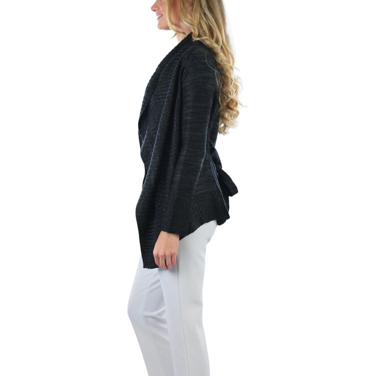 Women's Long Sleeve Knit Acrylic Open Cardigan