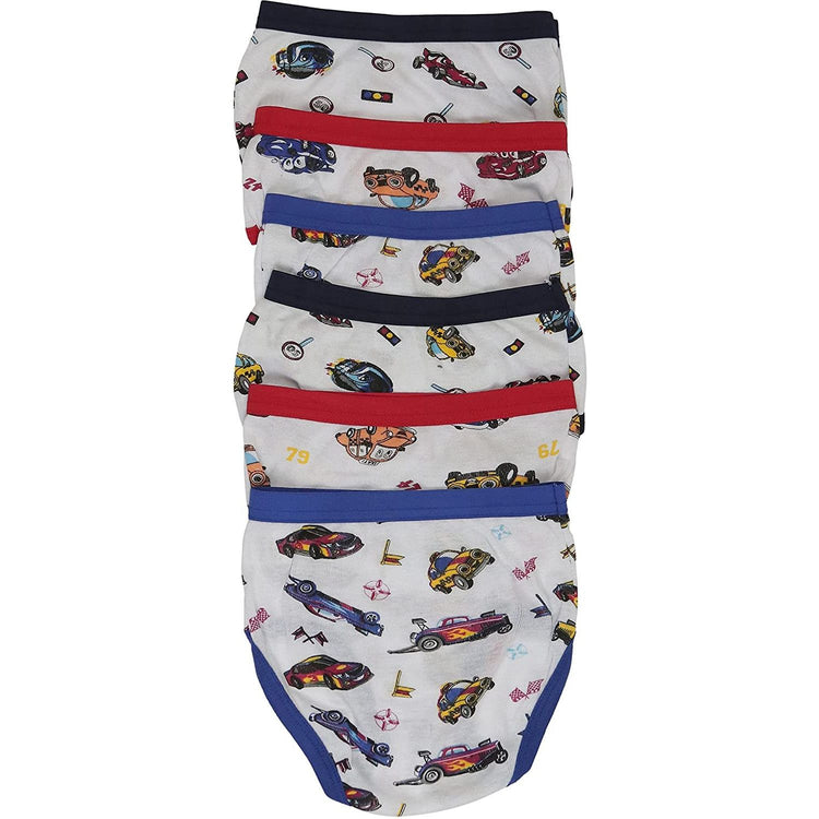 Boy's Pack of 6 Cool Graphic Briefs