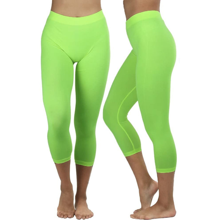 Women’s Capri Length Seamless Lightweight Stretch Leggings
