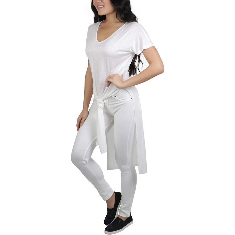 Women's Longline High-Slit Top