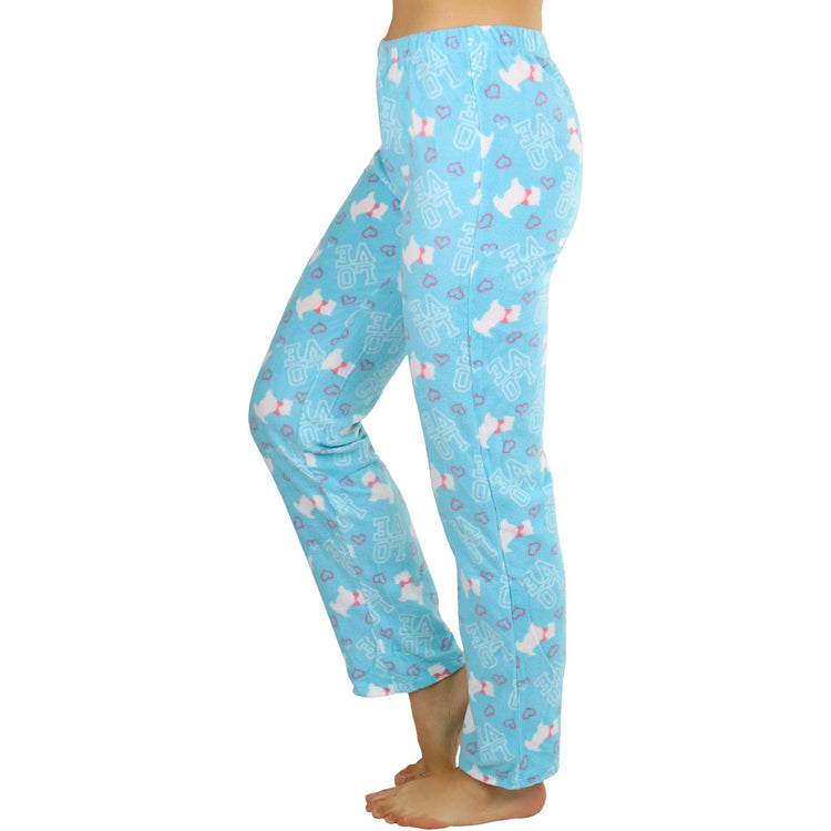 Women's Classic Poly Fabric Ankle Length Pajama Bottoms