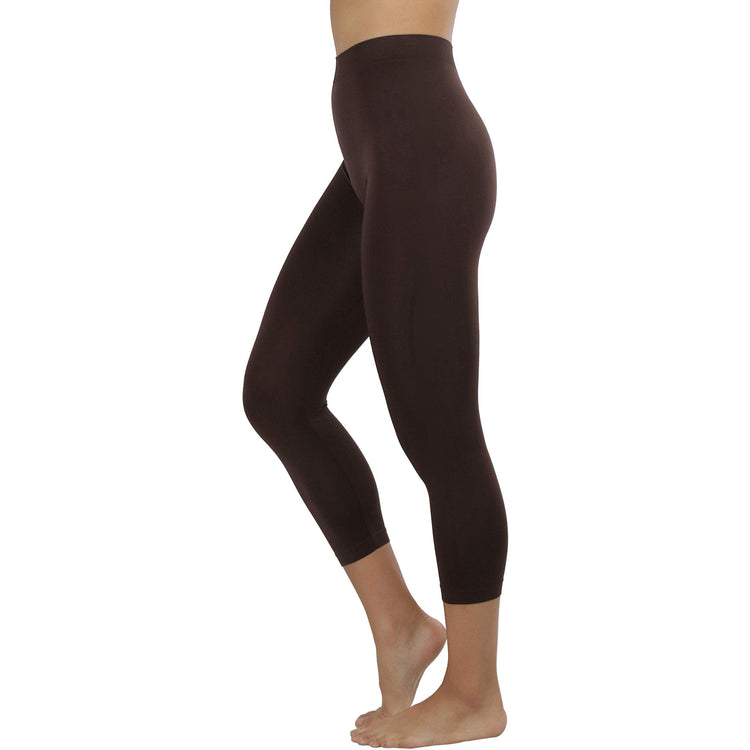 Women’s Capri Length Seamless Lightweight Stretch Leggings