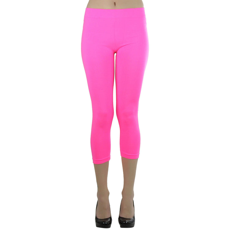 Women’s Capri Length Seamless Lightweight Stretch Leggings