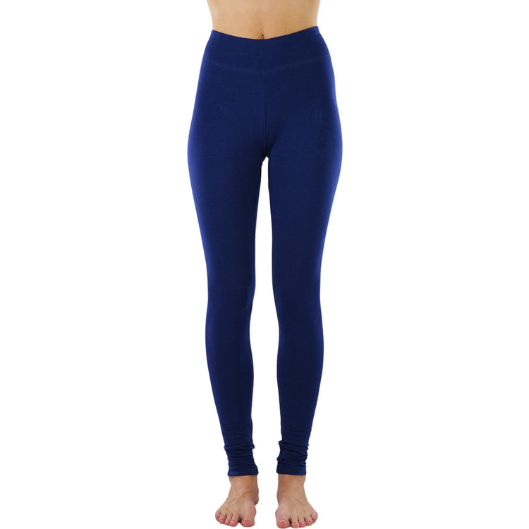 ToBeInStyle Women's Medium Weight Breathable Cotton-Spandex Leggings