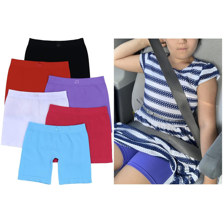 Girls' Pack of 6 Seamless Layering Shorts