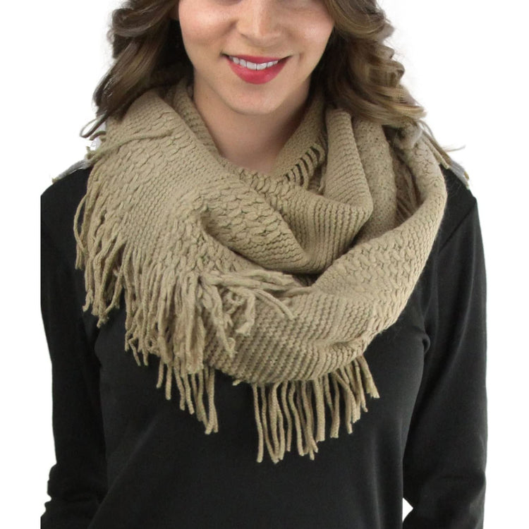 Women's Winter Super Warm Chunky Oversized Infinity Scarves
