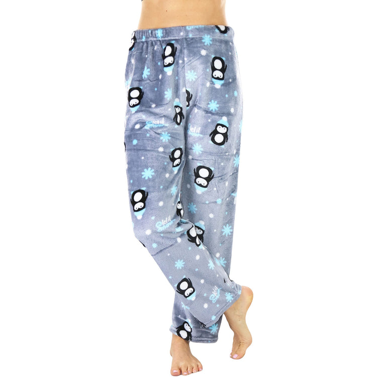 Women's Poly Fabric Ankle Length Pajama Bottoms